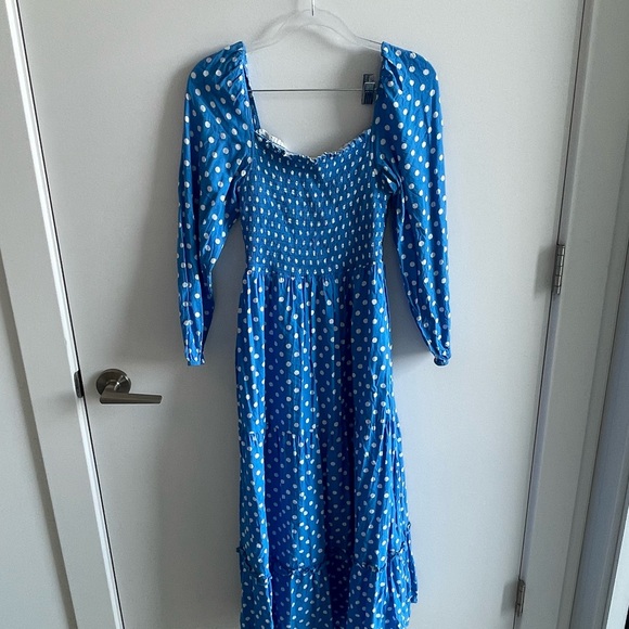 Dolan Blue Polka Dot Women's Dress - Picture 1 of 7